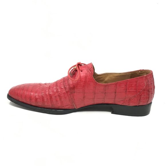 David Eden Oxfords Shoe Size 14 Red Full Alligator main image 8
